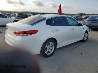 2018 Kia Optima LX with VIN 5XXGT4L37JG180452, listed as a Copart auction lot 60910515 with 156,068 mi miles and Salvage title. Bid and sale history available at DreamBid. Image 3.