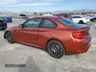 2019 BMW M2 Competition with VIN WBS2U7C55KVJ07833, listed as a Copart auction lot 85235774 with 18,959 mi miles and Salvage Title. Bid and sale history available at carsss.com. Image 2.