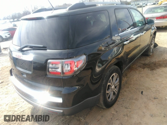 2013 GMC Acadia SLT with VIN 1GKKRRKD4DJ179165, listed as a IAAI auction lot 41838409 with 202,644 mi miles. Bid and sale history available at carsss.com. Image 4.