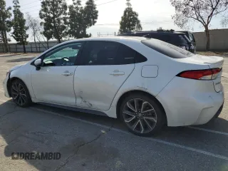 2021 Toyota Corolla SE with VIN 5YFP4MCE5MP082675, listed as a Copart auction lot 50195825 with 74,683 mi miles and Salvage Title. Bid and sale history available at carsss.com. Image 2.