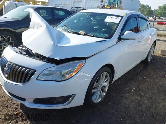 2016 Buick Regal with VIN 2G4GK5EX6G9186098, listed as a IAAI auction lot 42277988 with 90,511 mi miles and . Bid and sale history available at DreamBid. Image 17.