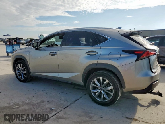 2017 Lexus NX 200t with VIN JTJYARBZ5H2078545, listed as a Copart auction lot 61661435 with 65,404 mi miles and Salvage title. Bid and sale history available at DreamBid. Image 2.