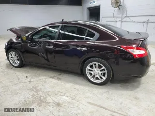 2011 Nissan Maxima 3.5 S with VIN 1N4AA5AP2BC838516, listed as a Copart auction lot 47819565 with 133,286 mi miles and Salvage Title. Bid and sale history available at carsss.com. Image 2.