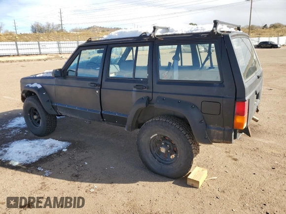 1990 Jeep Cherokee z VIN 1J4FJ28L1LL100736, wystawiony jako Copart lot #81339574 z przebiegiem 160 363 mil mil oraz Czysty tytuł • Clean title. Historia ofert i sprzedaży dostępna na DreamBid. Obrazek 2.