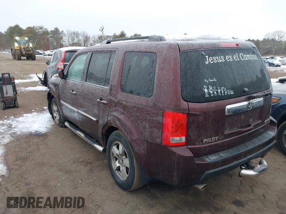 2011 Honda Pilot EX-L with VIN 5FNYF4H56BB024171, listed as a IAAI auction lot 41442621 with 105,104 mi miles. Bid and sale history available at carsss.com. Image 3.