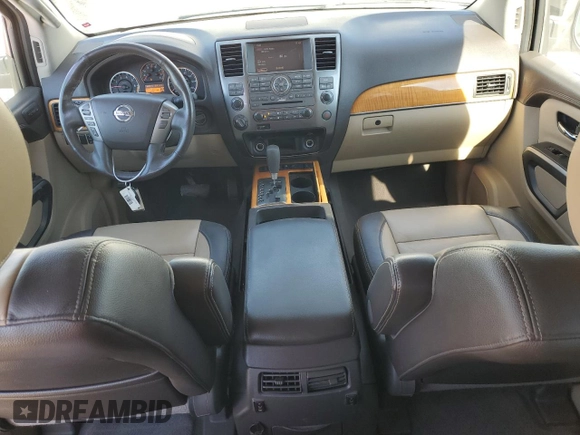 2015 Nissan Armada Platinum z VIN 5N1BA0NE1FN621958, wystawiony jako Copart lot #88787805 z przebiegiem 132 873 mil mil oraz Szkoda całkowita • Salvage title. Historia ofert i sprzedaży dostępna na DreamBid. Obrazek 8.