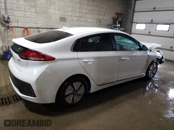 2021 Hyundai Ioniq SE with VIN KMHC75LCXMU257091, listed as a Copart auction lot 49177495 with 118,758 mi miles and Salvage Title. Bid and sale history available at DreamBid. Image 3.