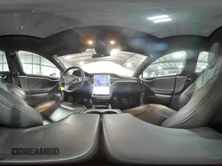 2016 Tesla Model S 90D with VIN 5YJSA1E22GF150015, listed as a Copart auction lot 61559375 with 75,609 mi miles and Salvage title. Bid and sale history available at DreamBid. Image 14.