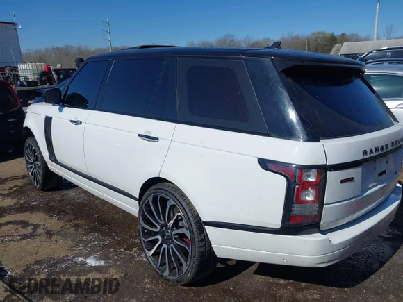 2015 Land Rover Range Rover Autobiography with VIN SALGV3TF2FA214789, listed as a IAAI auction lot 41882784 with 90,597 mi miles and . Bid and sale history available at DreamBid. Image 3.