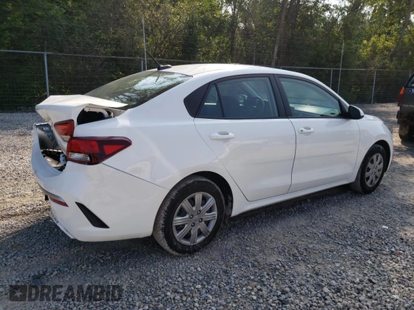 2023 Kia Rio S with VIN 3KPA24AD3PE597752, listed as a Copart auction lot 64836674 with 8,434 mi miles and Salvage Title. Bid and sale history available at carsss.com. Image 3.