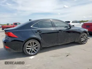 2017 Lexus IS with VIN JTHBA1D27H5041648, listed as a Copart auction lot 50525555 with 86,238 mi miles and Salvage Title. Bid and sale history available at carsss.com. Image 3.