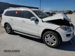 2016 Mercedes-Benz GL with VIN 4JGDF6EE7GA643498, listed as a Copart auction lot 82463104 with 0 mi miles and Salvage Title. Bid and sale history available at carsss.com. Image 4.