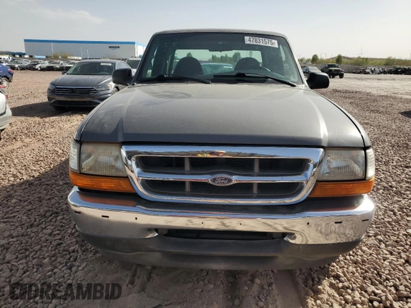 1999 Ford Ranger XLT with VIN 1FTYR14X1XPA01570, listed as a Copart auction lot 47831575 with 142,730 mi miles and Salvage Title. Bid and sale history available at carsss.com. Image 5.