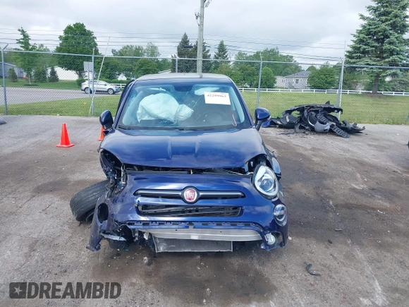 2021 FIAT 500X Trekking with VIN ZFBNF3B10MP945509, listed as a IAAI auction lot 42299963 with 35,474 mi miles and . Bid and sale history available at DreamBid. Image 12.