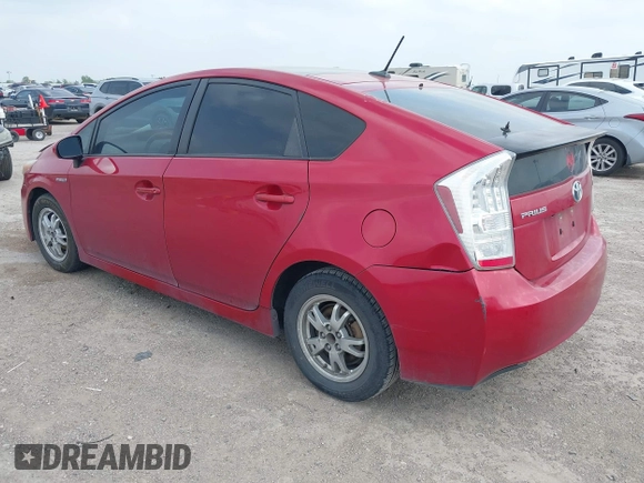 2011 Toyota Prius I with VIN JTDKN3DUXB1408074, listed as a IAAI auction lot 41941617 with 240,504 mi miles. Bid and sale history available at carsss.com. Image 3.