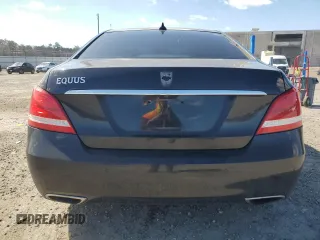 2015 Hyundai Equus Signature with VIN KMHGH4JH6FU091615, listed as a Copart auction lot 50660285 with 146,950 mi miles and Clean Title. Bid and sale history available at DreamBid. Image 6.