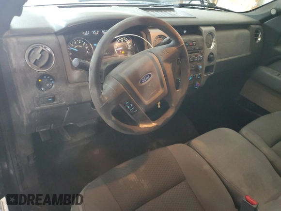 2012 Ford F-150 XL with VIN 1FTFW1EF3CKD18053, listed as a Copart auction lot 57439645 with 166,463 mi miles and Salvage title. Bid and sale history available at DreamBid. Image 8.