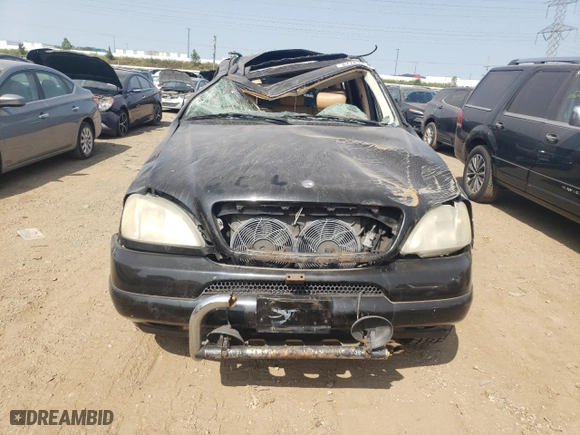 1999 Mercedes-Benz M-Class with VIN 4JGAB72E6XA058470, listed as a Copart auction lot 67783334 with 0 mi miles and Salvage Title. Bid and sale history available at carsss.com. Image 5.