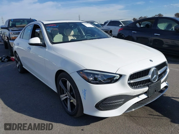 2022 Mercedes-Benz C 300 with VIN W1KAF4GB0NR020372, listed as a IAAI auction lot 41677127 with 3,221 mi miles and . Bid and sale history available at DreamBid. Image 1.