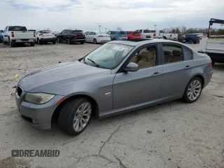 2011 BMW 3 Series 328i xDrive with VIN WBAPK7C5XBF196745, listed as a Copart auction lot 51811985 with 0 mi miles and Salvage Title. Bid and sale history available at carsss.com. Image 1.