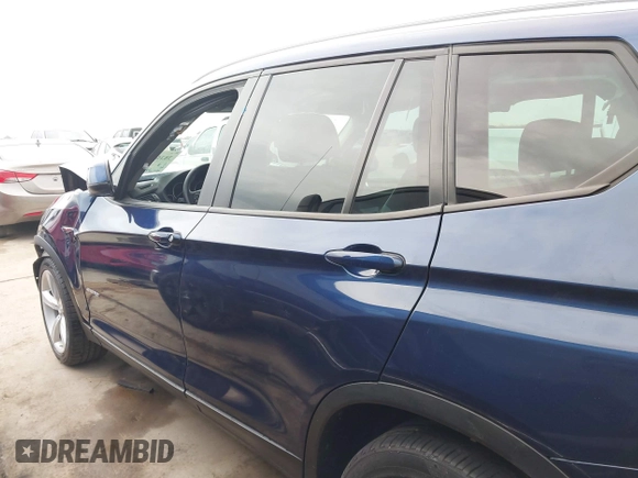 2017 BMW X3 sDrive28i with VIN 5UXWZ7C31H0V91190, listed as a IAAI auction lot 38353174 with 55,603 mi miles. Bid and sale history available at carsss.com. Image 14.