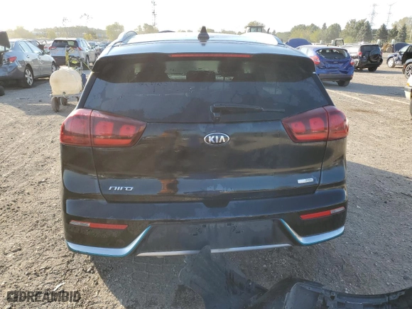 2018 Kia Niro Plug-In Hybrid LX with VIN KNDCM3LD4J5205004, listed as a Copart auction lot 75024424 with 67,264 mi miles and Salvage Title. Bid and sale history available at carsss.com. Image 6.