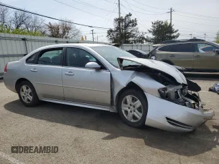 2010 Chevrolet Impala LS with VIN 2G1WA5EK2A1230071, listed as a Copart auction lot 53567055 with 151,910 mi miles and Salvage Title. Bid and sale history available at DreamBid. Image 4.