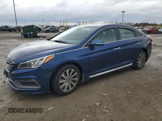 2017 Hyundai Sonata Sport with VIN 5NPE34AF9HH479847, listed as a Copart auction lot 49881475 with 62,991 mi miles and Salvage Title. Bid and sale history available at DreamBid. Image 1.