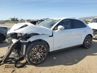 2023 Porsche Macan GTS with VIN WP1AF2A58PLB57985, listed as a Copart auction lot 60368535 with 25,849 mi miles and Salvage title. Bid and sale history available at DreamBid. Image 1.
