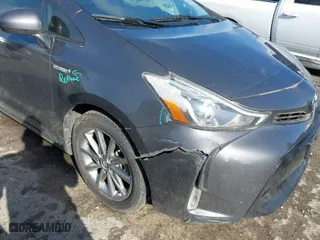 2017 Toyota Prius v Two with VIN JTDZN3EU4HJ056180, listed as a IAAI auction lot 41993330 with 1 mi miles. Bid and sale history available at carsss.com. Image 6.