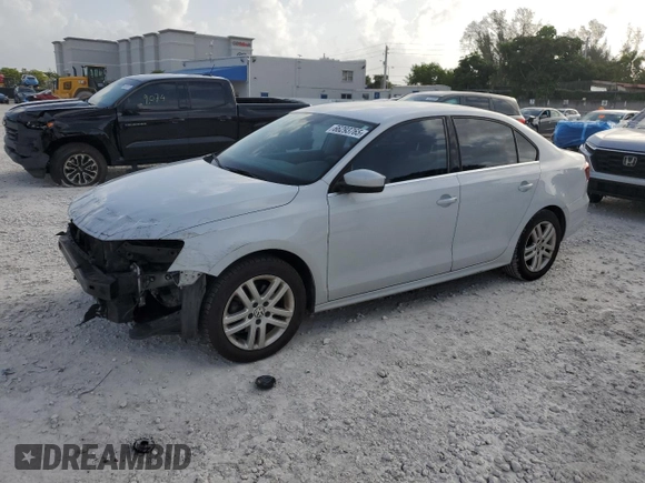 2017 Volkswagen Jetta S with VIN 3VW2B7AJ6HM249170, listed as a Copart auction lot 66293765 with 107,172 mi miles and Salvage title. Bid and sale history available at DreamBid. Image 1.