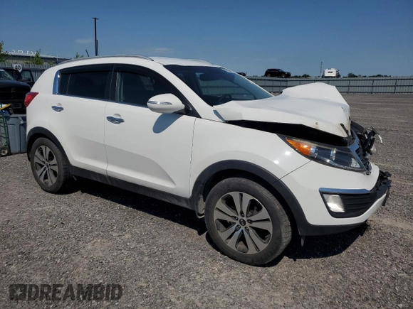 2013 Kia Sportage EX with VIN KNDPC3A2XD7392974, listed as a Copart auction lot 62603445 with 99,184 mi miles and Salvage title. Bid and sale history available at DreamBid. Image 4.