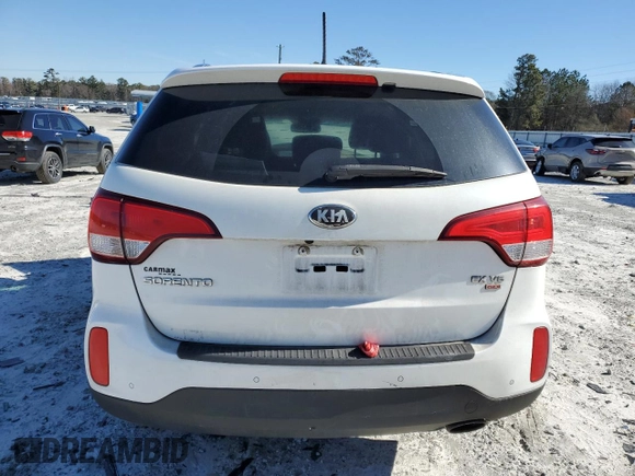 2014 Kia Sorento EX with VIN 5XYKUDA71EG432453, listed as a Copart auction lot 47379745 with 108,930 mi miles and Non Repairable. Bid and sale history available at DreamBid. Image 6.