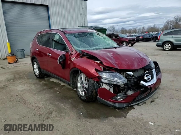 2016 Nissan Rogue SL with VIN 5N1AT2MV6GC865685, listed as a Copart auction lot 52128765 with 150,860 mi miles and Salvage Title. Bid and sale history available at DreamBid. Image 15.