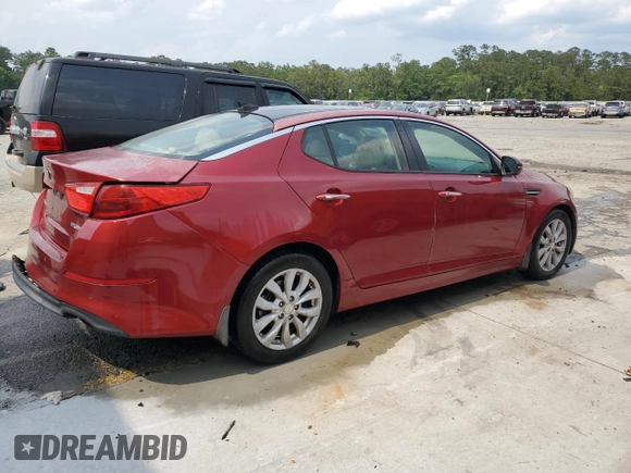 2015 Kia Optima EX z VIN 5XXGN4A76FG415365, wystawiony jako Copart lot #57275375 z przebiegiem 123 733 mil mil oraz Szkoda całkowita • Salvage title. Historia ofert i sprzedaży dostępna na DreamBid. Obrazek 3.