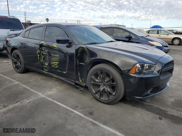 2012 Dodge Charger RT with VIN 2C3CDXCT4CH150844, listed as a Copart auction lot 47560565 with 97,002 mi miles and Salvage Title. Bid and sale history available at carsss.com. Image 4.