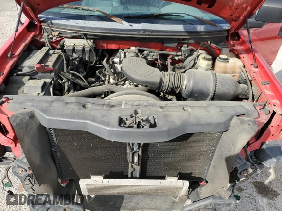 2005 Ford F-150 XL with VIN 1FTRF14W05NB33328, listed as a Copart auction lot 51165025 with 166,137 mi miles and Salvage Title. Bid and sale history available at carsss.com. Image 11.