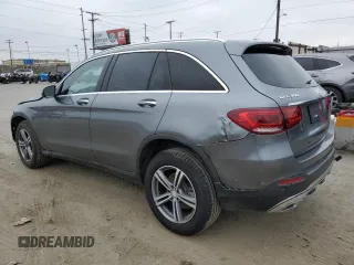 2020 Mercedes-Benz GLC 300 with VIN W1N0G8DB4LF802826, listed as a Copart auction lot 66197315 with 59,211 mi miles and Salvage title. Bid and sale history available at DreamBid. Image 2.