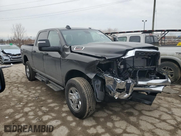 2024 Ram 2500 Tradesman with VIN 3C6UR5CJ4RG367640, listed as a Copart auction lot 43172485 with 2,441 mi miles and Salvage title. Bid and sale history available at DreamBid. Image 4.