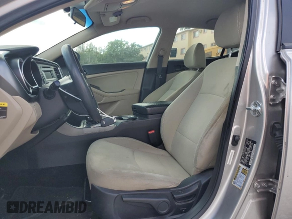 2015 Kia Optima LX with VIN 5XXGM4A79FG449996, listed as a Copart auction lot 62455305 with 106,608 mi miles and Clean title. Bid and sale history available at DreamBid. Image 7.