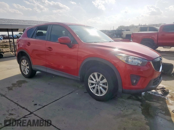 2014 Mazda CX-5 Touring with VIN JM3KE2CY1E0323298, listed as a Copart auction lot 50421685 with 214,739 mi miles and Salvage Title. Bid and sale history available at DreamBid. Image 4.