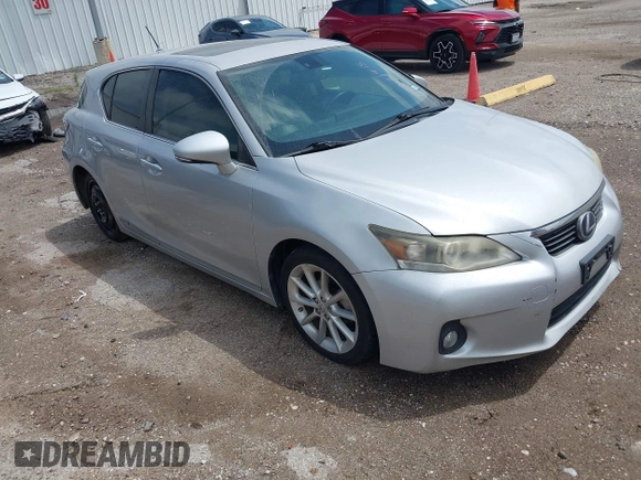 2012 Lexus CT CT 200h with VIN JTHKD5BH0C2082560, listed as a IAAI auction lot 42221415 with 194,321 mi miles and . Bid and sale history available at carsss.com. Image 1.