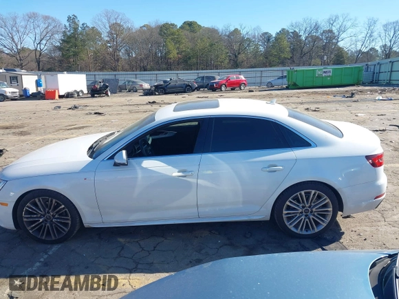 2018 Audi A4 Premium Plus with VIN WAULMAF42JA067113, listed as a IAAI auction lot 41411398 with 49,603 mi miles. Bid and sale history available at carsss.com. Image 14.