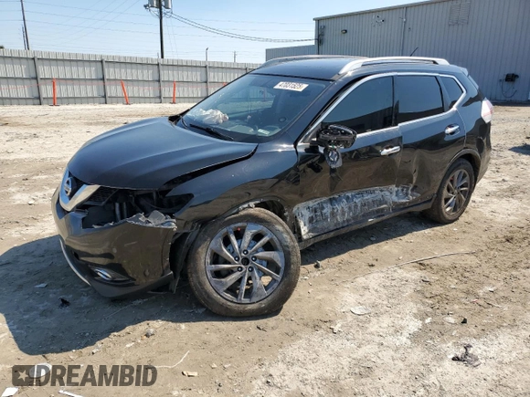 2016 Nissan Rogue SL with VIN 5N1AT2MT2GC732761, listed as a Copart auction lot 47031525 with 157,357 mi miles and Salvage Title. Bid and sale history available at carsss.com. Image 1.