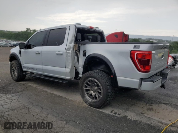 2022 Ford F-150 XL with VIN 1FTFW1E55NKD11289, listed as a Copart auction lot 61900705 with 38,500 mi miles and Salvage title. Bid and sale history available at DreamBid. Image 2.