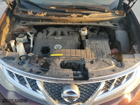 2014 Nissan Murano LE with VIN JN8AZ1MU5EW419256, listed as a Copart auction lot 87740975 with 71,515 mi miles and Salvage Title. Bid and sale history available at carsss.com. Image 12.