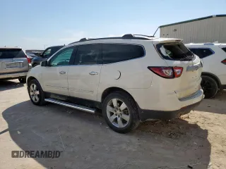 2014 Chevrolet Traverse LTZ with VIN 1GNKRJKD3EJ329725, listed as a Copart auction lot 53272755 with 221,219 mi miles and Salvage Title. Bid and sale history available at DreamBid. Image 2.