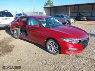 2018 Honda Accord Sedan LX 1.5T with VIN 1HGCV1F14JA054290, listed as a IAAI auction lot 41806379 with 57,006 mi miles. Bid and sale history available at carsss.com. Image 1.