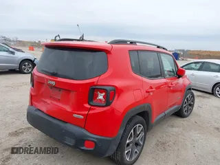 2017 Jeep Renegade Latitude with VIN ZACCJABB1HPG28699, listed as a IAAI auction lot 41640513 with 181,946 mi miles. Bid and sale history available at carsss.com. Image 4.