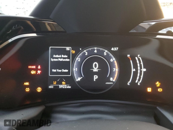 2023 Lexus NX 350 Premium with VIN 2T2GGCEZ4PC025580, listed as a Copart auction lot 81825503 with 5,922 mi miles and . Bid and sale history available at DreamBid. Image 9.